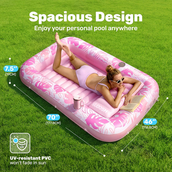 Blushing Pink Pool Lounger